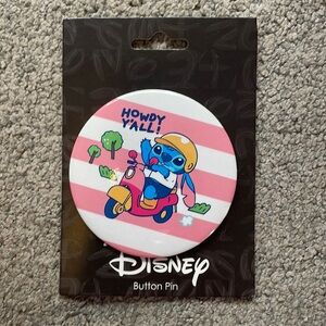 Disney button pin